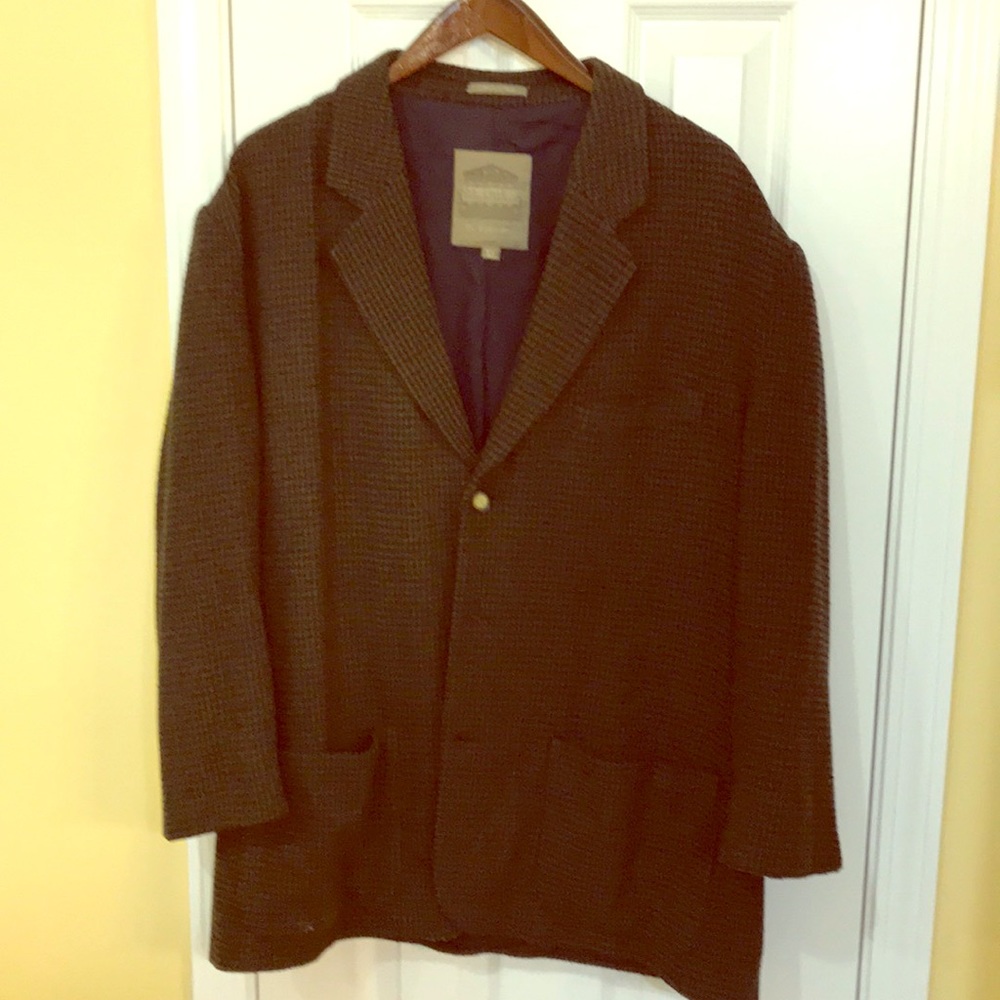 Green beefy Italian unstructured coat.